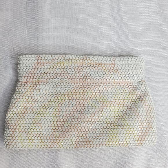 Vintage Iridescent Pinch Open Small Clutch - Picture 1 of 7